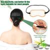 2Pcs Castor Oil Eye Mask Pack Washable Reusable Essential Oil Wrap Mess-Free Oil Pack Wrap with Adjustable Elastic Strap Soft