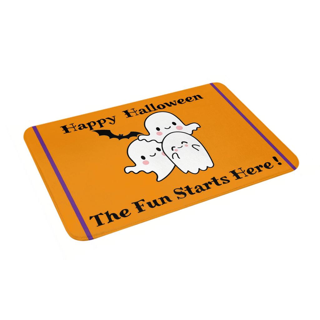 Halloween Doormat Anti-Slip Entrance Kitchen Bath Floor Door Mat  Bedroom Balcony Carpet Rug