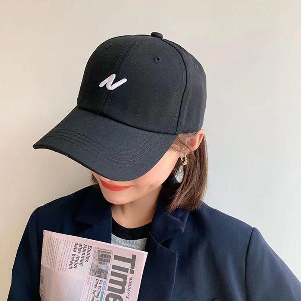 

Outdoor Cotton For Men Hip-Hop Sun Protection Korean Sun Hat Women Baseball Cap Letter N Sport Caps