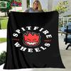 Fashion S-Spitfire Logo Pattern Blanket Flannel Thin Blanket Portable Home Travel Office Lunch Break Blanket Birthday Gift