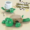 Fun Coaster Turtle Cup Mat Tea Coffee Mug Drinks Holder Anti-Scald Tableware Decorative 3D Printed Ornament Turtle Cup Holder