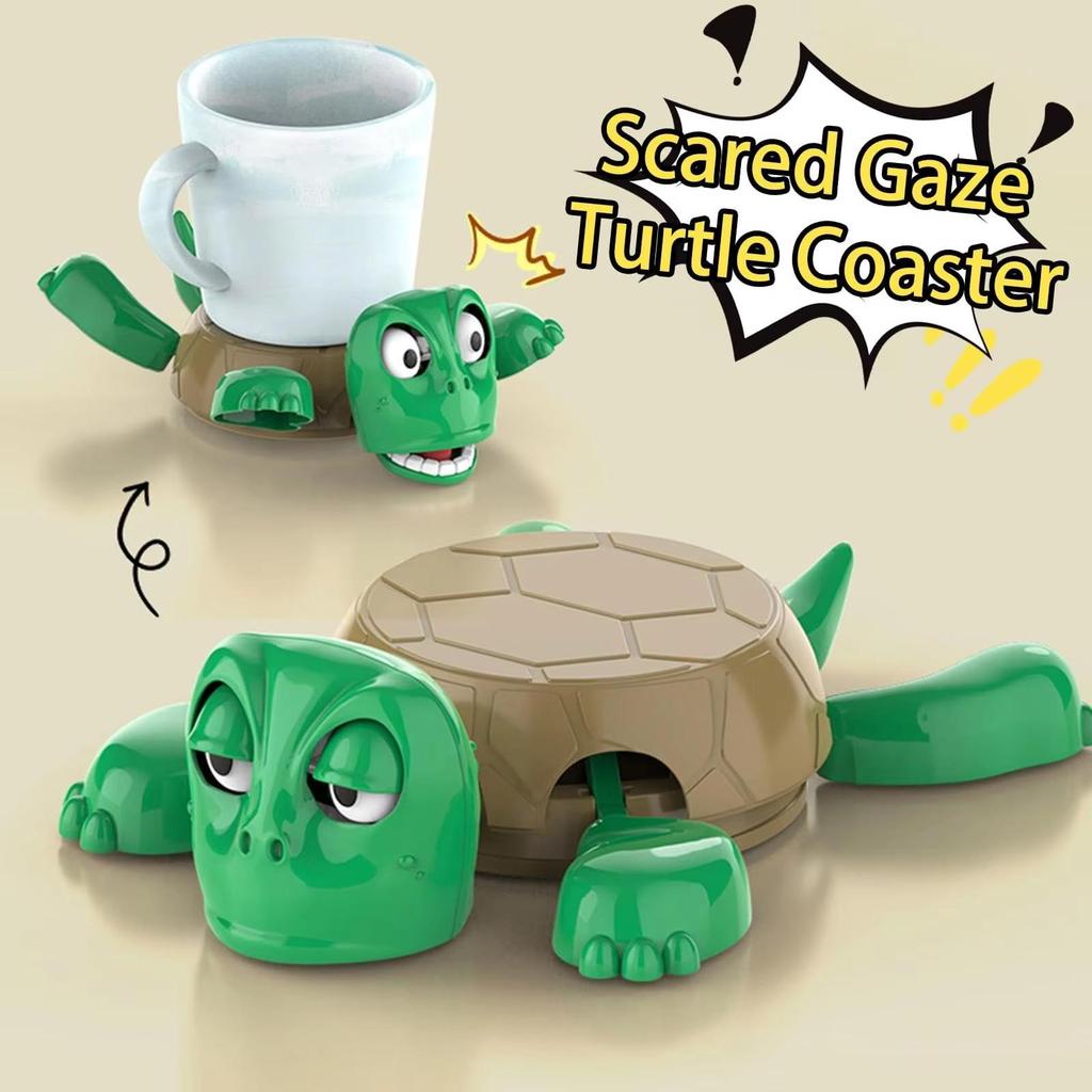Fun Coaster Turtle Cup Mat Tea Coffee Mug Drinks Holder Anti-Scald Tableware Decorative 3D Printed Ornament Turtle Cup Holder