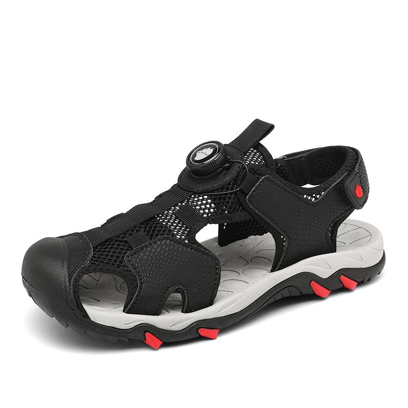 Fashion Hollow Out Summer Shoes All-match Soft Sandles Outdoor Breathable Comfort Slip On Wading Aqua Flats Handmade Casual Men Sandals