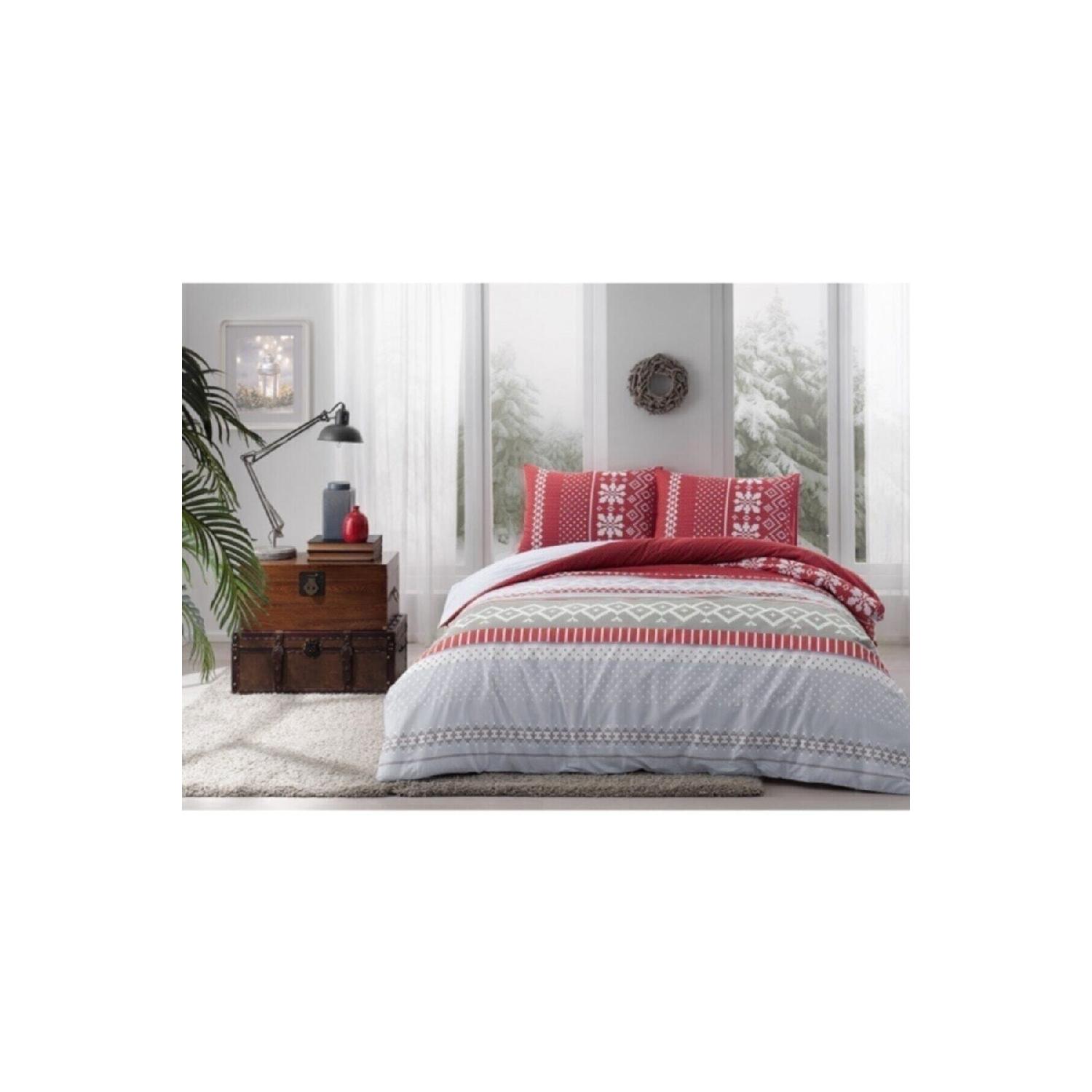 

Двойной комплект пододеяльников Merry Red