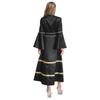 Womens Clergy Minister Robe Stand Collar Long Sleeve Buttons Design Cassock Church Pastor Robe