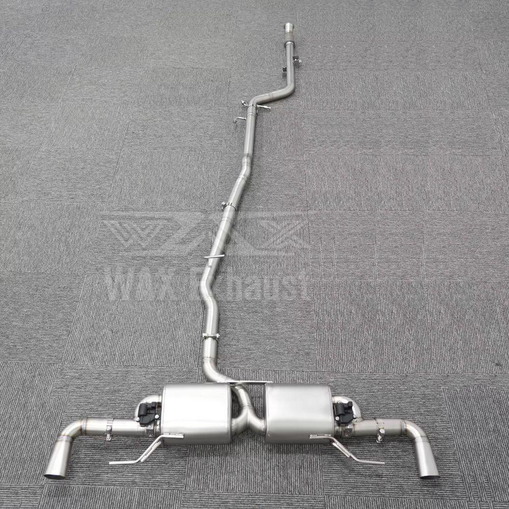 Stainless Steel Exhaust for Mercedes-Benz GLC X253 (2015-2021) - Middle and Rear Section Modification.