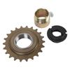 22T Bike Freewheel with 30mm Adapter Connector Bicycle Freewheel Adapter Kit for Electric Tricycle Motorcycle Go Kart