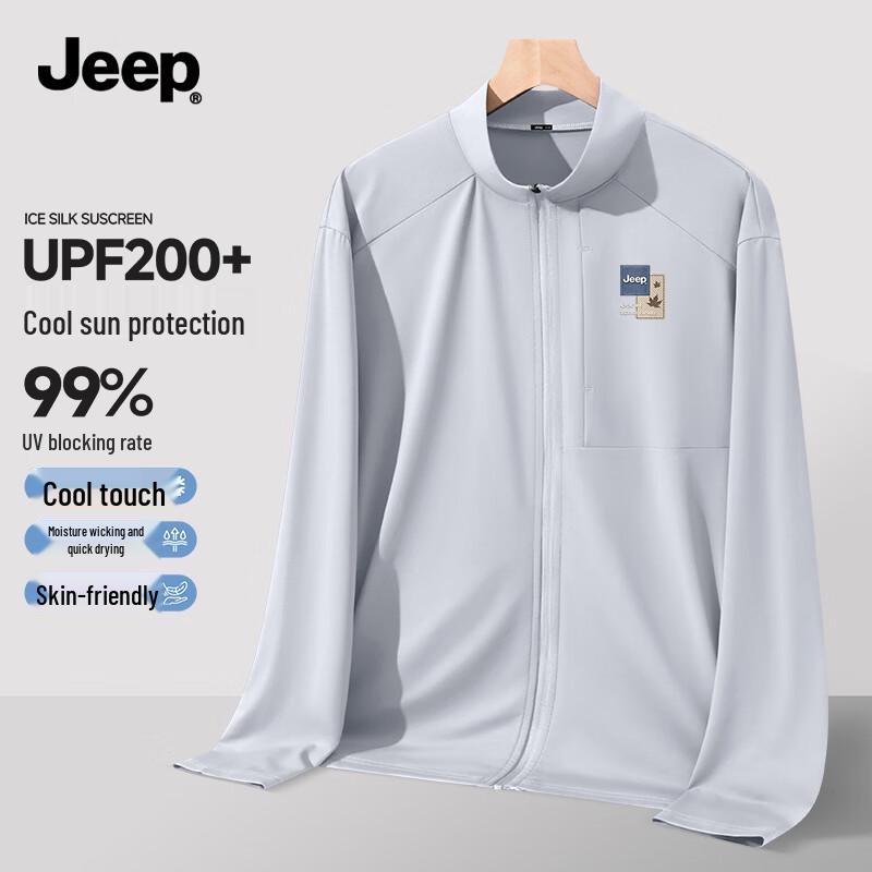 

JEEP Men s Ice Silk UPF50+ Sun Protection Jacket 3XL