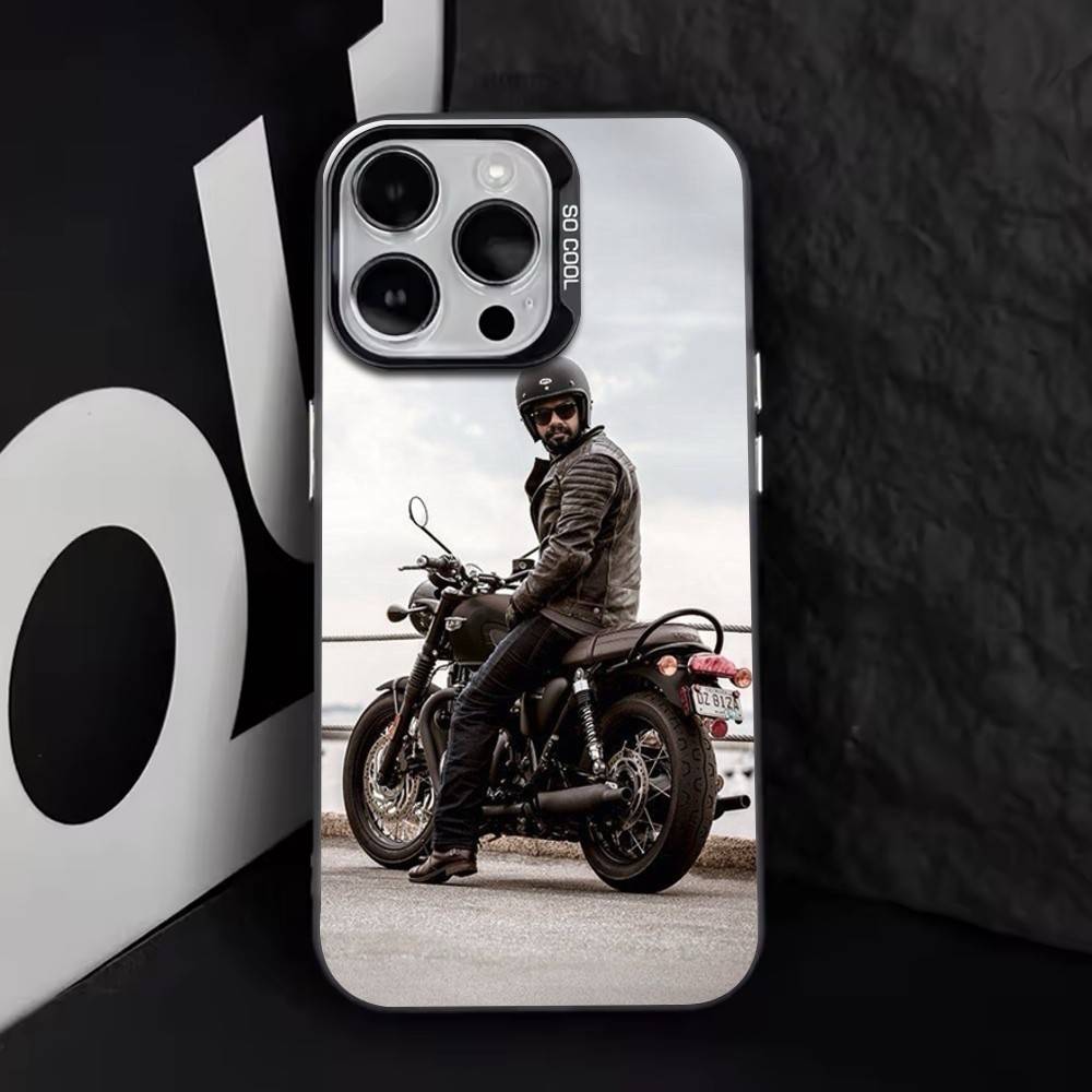 Bonneville T120 Phone Case For iPhone 17,16,15,14,13,12,11 Plus,Pro Max,XS,Colorful Silver Phone Case Funda Cover