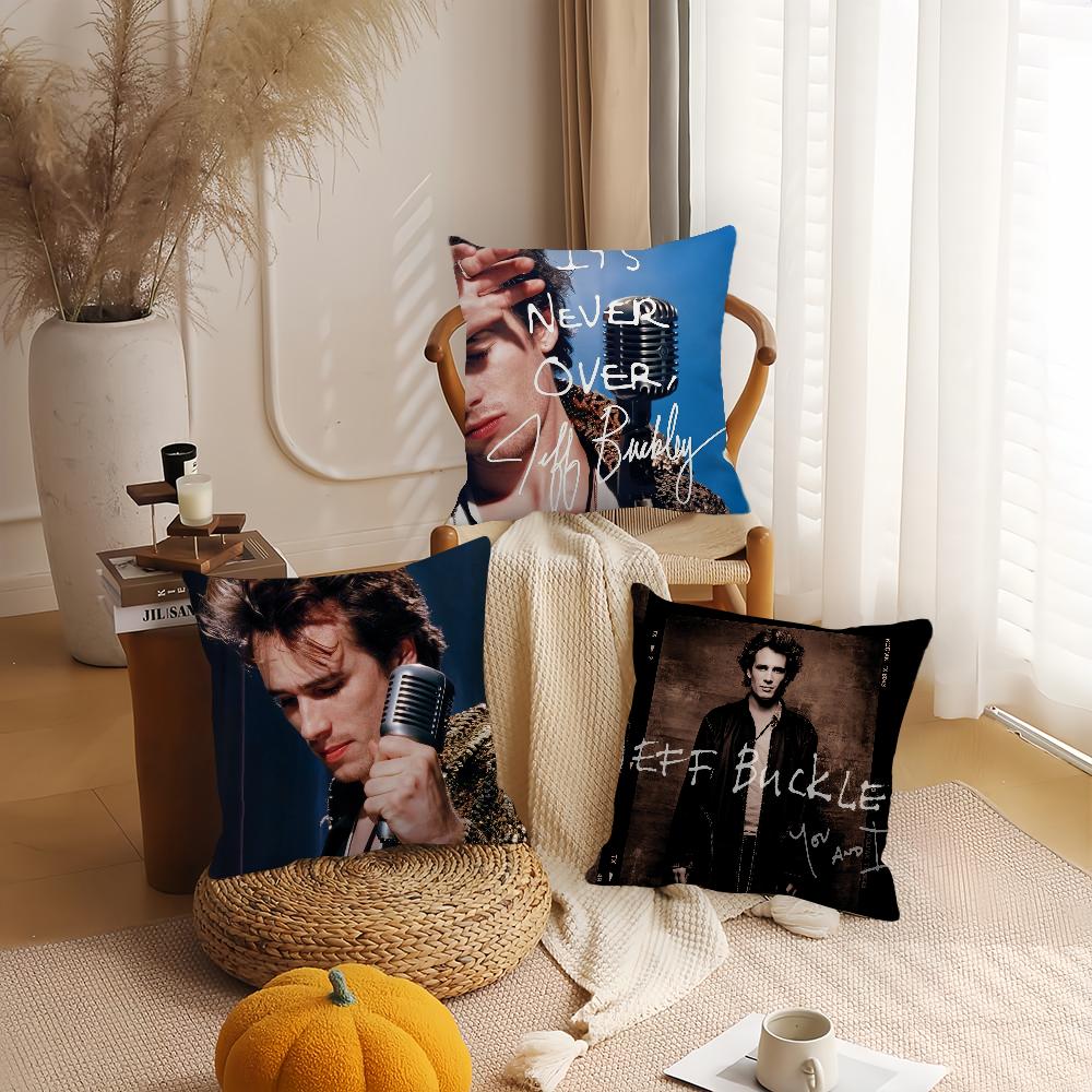 Singer Jeff Buckley Pillow Case Home Decoration Cushion Cover Suitable For Bedroom Car Office Sofa