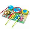 Musical Instruments Toys For Toddler Montessori Baby Wooden Percussion Instruments Xylophone Toy Preschool Educational Music Toy