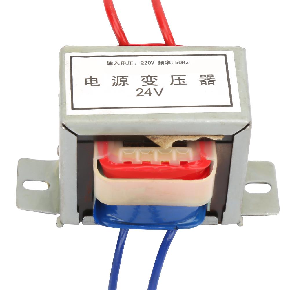 220V-24V 12W 50Hz Low Frequency Isolation Single Power Transformer EI Type 