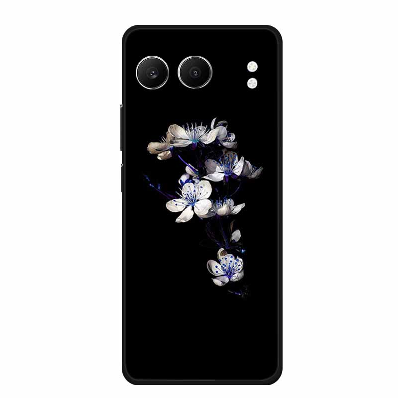 For OnePlus Nord 4 Back Cover Case Cute Cartoon Cat Black Silicone Soft Phone Cases For OnePlus Nord 4 Case Nord4 6.74" Capa Bag