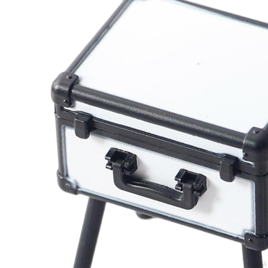 1 12 Miniature Case Standing with Accessory Decorative Toy Ornament