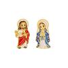 1/2Pcs Mary Enamel Brooches Badge Lapel Pin For Backpack Clothes Accessories Fashion Jewelry Birthday Gifts