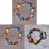 Space Planet Bracelets Alloy Electroplated Jewelry For Men And Women