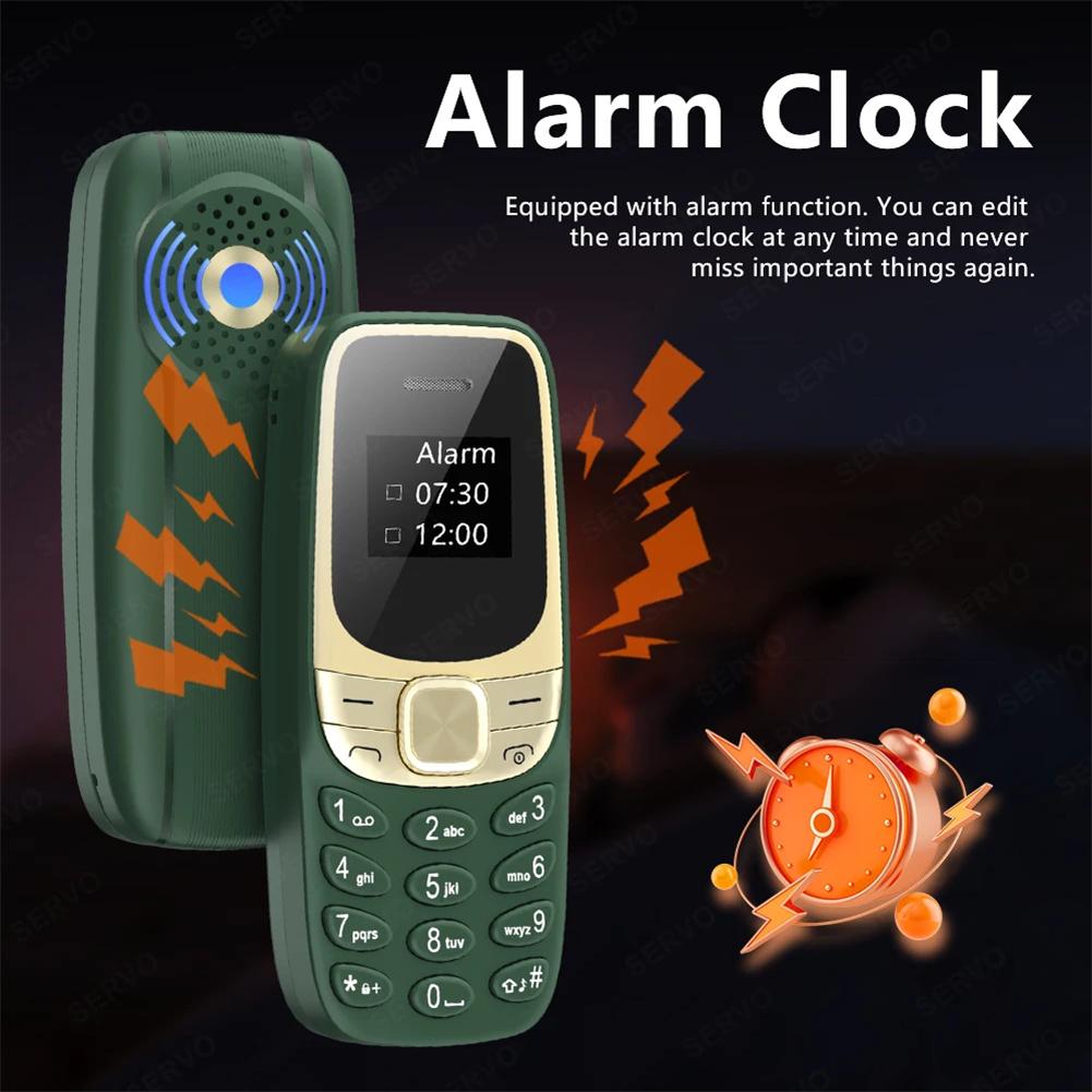 BM35 Mini Mobile Phone 32MB RAM 32MB ROM Dual SIM 2G GSM Wireless Dialer 0.66in Display 380mah Battery Cell Phone