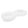 Face Pillow for Side Sleepers Memory Foam 2 Holes Soft Washable Ear Piercing Pillow for Deep Sleepin