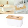 Japanische Einfache Holz Abdeckung Desktop Haushalt Tissue Box Papier Lagerung Box Haushalt Geschenk Werbung Papier