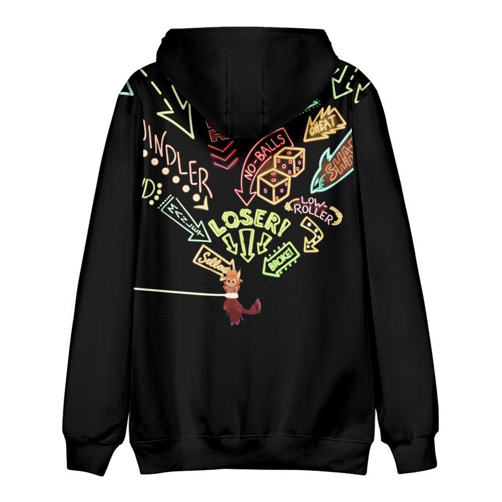 Hazbin Hotel Cartoon Hoodies Men/Women Hooded Pullover Sweatrshirts Oversized Harajuku Sweatshirts