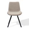 Modern Swivel Dining Chairs with Fabric Cover & Metal Legs (Set of 2) - Two Colors