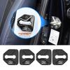 4PCS Car Door Lock Cover Stainless Steel Protection Accessories For Subaru STI Forester Impreza Legacy Outback XV BRZ WRX