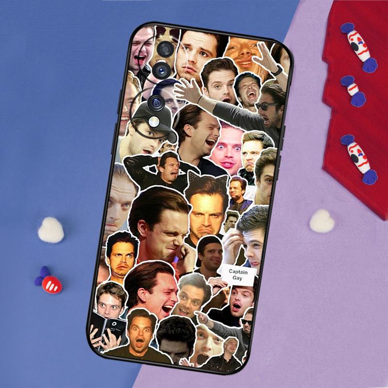 Sebastian Stan Case For Honor Magic 7 Pro 5 6 Lite Honor X8b X9a X8a X8 X9 X9c X9b 50 70 90 200 Lite Cover