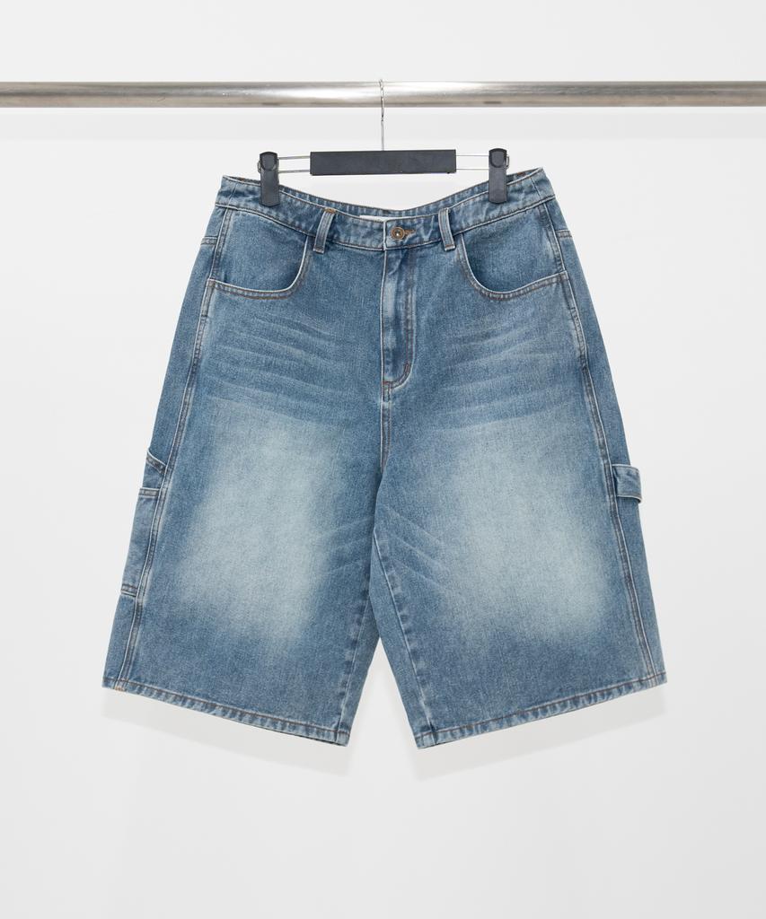 ETCE (Base) Carpenter Denim Shorts (Blue)