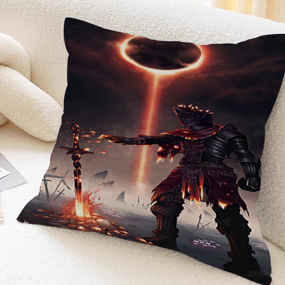 Cartoon Dark Anime Soul Cushion Cover Inches Farmhouse Decor Home Throw Pillow Covers For Couch Decorations