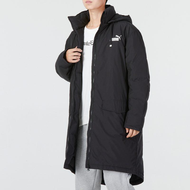 Puma Down Jackets Men's Black Hooded Moderate Other 673647-01