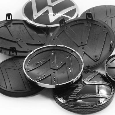 Für VW Jetta MK5 Golf 1 Stück Für Volkswagen Polo 2019-2024 139mm 110mm 5H0853601D VW Auto Logo Emblem Haube Vorne Und Hinten