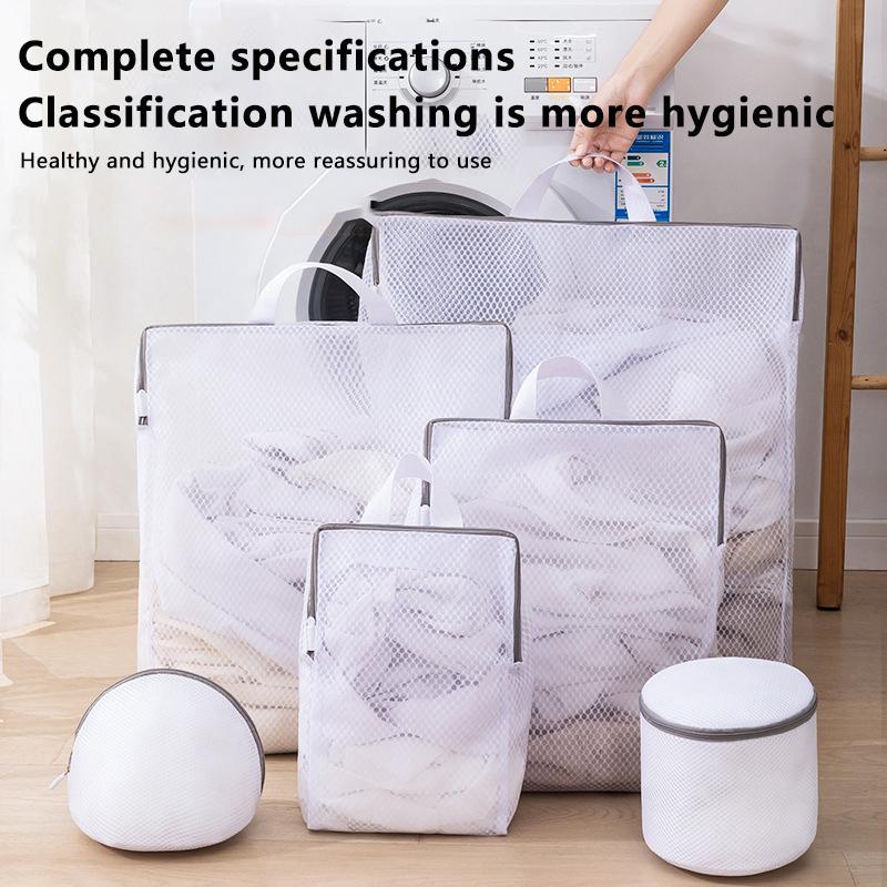 1Pcs 3D Laundry Bag Withdrawable Mesh Bag Washing Machine Filter Mesh Bag Anti Deformation Laundry Bag