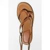 Scarpe Piatte Estive Nuova Moda con Cinturino alla Caviglia Sandali Casual con Lacci da Donna Infradito da Donna Sandali Gladiatore Piatte da Spiaggia