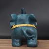 Elephant Resin Crafts: European Style Home and Office Ornaments
