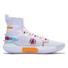 New LiNing Speed 9 Ultra Cushioning Anti Slip And Wear Resistant High Top Basketball Shoes White Red ABAT013-5
