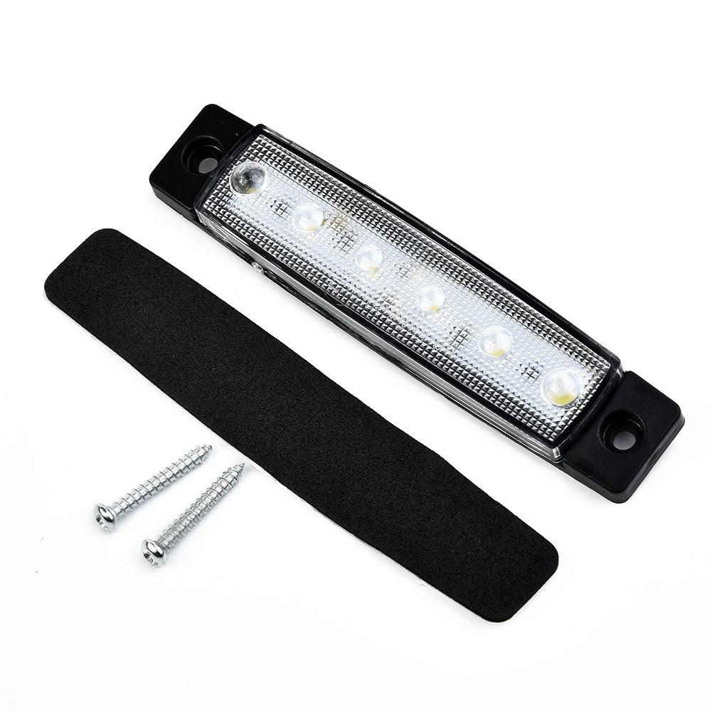 LED Side Marker Light 12V White Indicator Lamp For Buses/Trucks/Trailers/Lorries