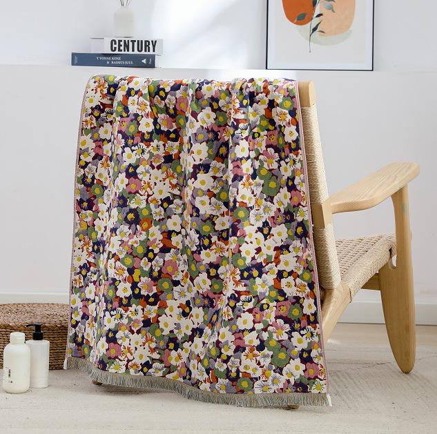Multi-Layer Gauze Cotton Bath Towel Soft And Comfortable Beach Towel Ethnic Style Sun God Skin-Friendly Water Absorption