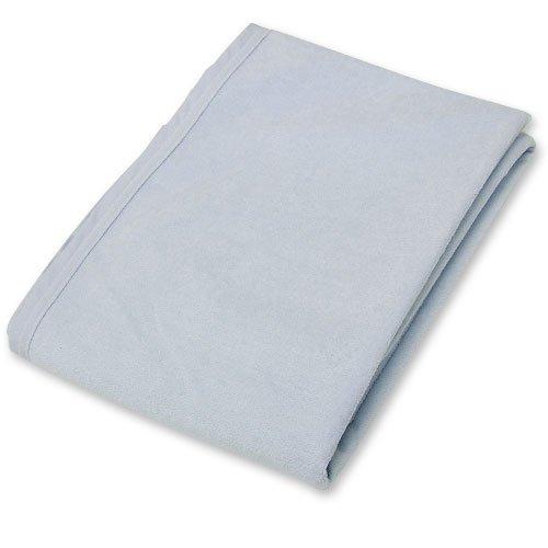 Manufacturer Direct: Waterproof Terry Sheet (for Bedwetting and Nursing Care), Single Size 100 x 205 cm (with Elastic) (Blue)
