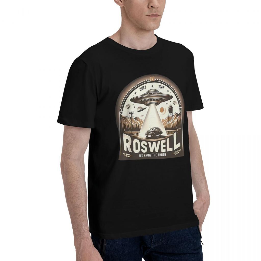 Roswell 1947 Alien 100 Cotton Casual Breathable Confortable Anime New Gifts And TShirts Mens Shirt
