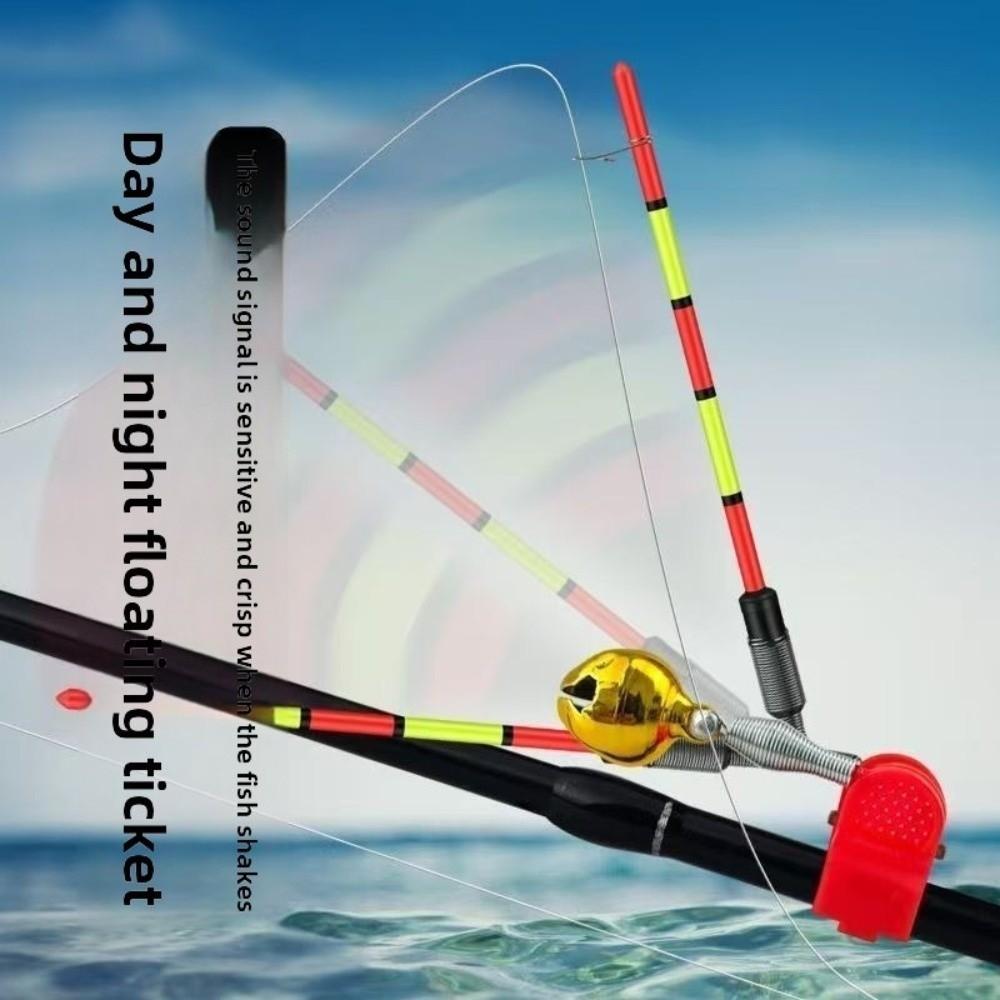 Removable Fishing Rod Lighting Stick Bite Alarm LED Night Tackle  Fishing