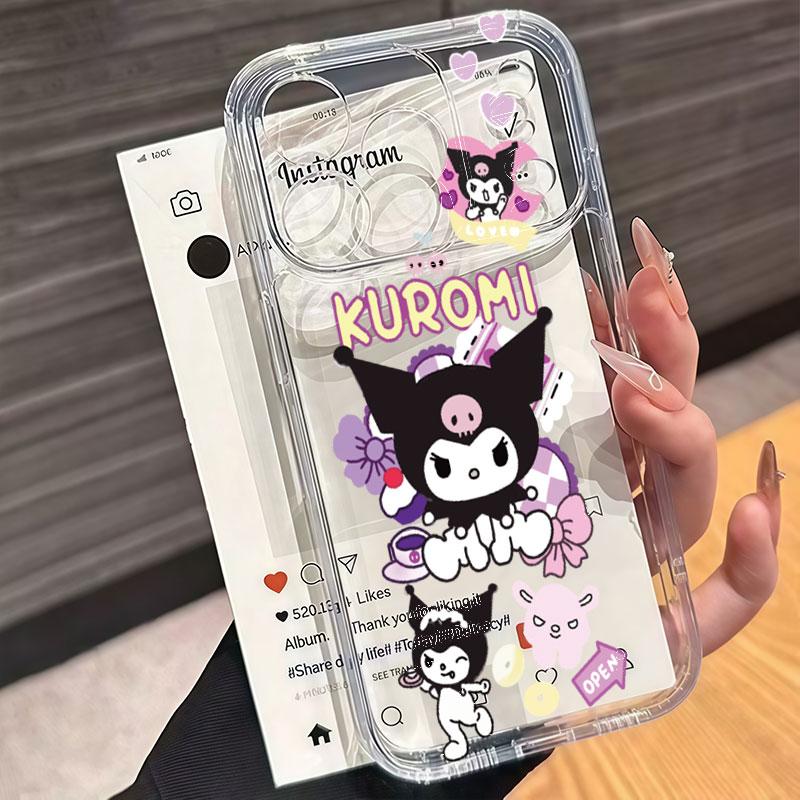 Lucky Kuromi Melody Kuromi Casing For Samsung Galalxy S26 Ultra S25 FE S24 S23 S22 S21 Plus Ultra FE 5G Cinnamoroll Clear Case
