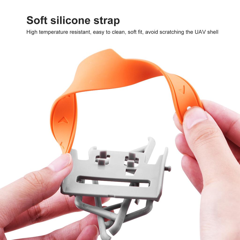 Drone Landing Gear Landing Gear Leg Foldable Height Extended For Mini 3 Mini 3 Pro Drone Orange