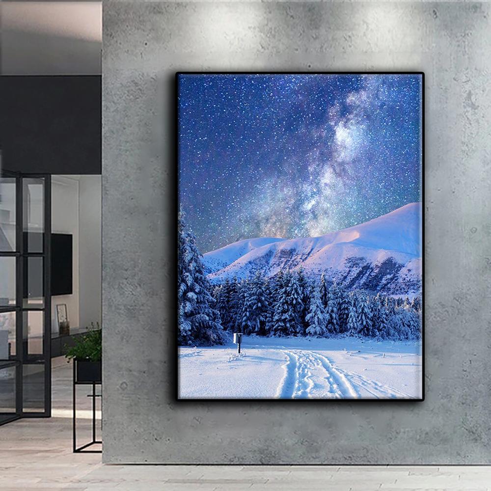 5D Diy Diamond Painting Snow Scene Cross Stitch Full Diamond Embroidery Mosaic