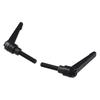 2pcs M8*32 M8 X 32mm Thread Handle Alloy Steel Black Adjustable Clamping Lever Adjustable Male Threaded Stud Knobs Locking