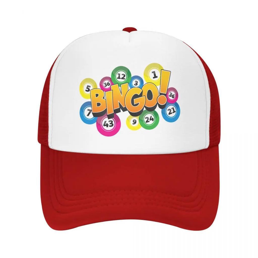 Custom Hot Game Bingo Trucker Hat for Unisex Women Adjustable Unisex Baseball Cap Outdoor Dad Hat