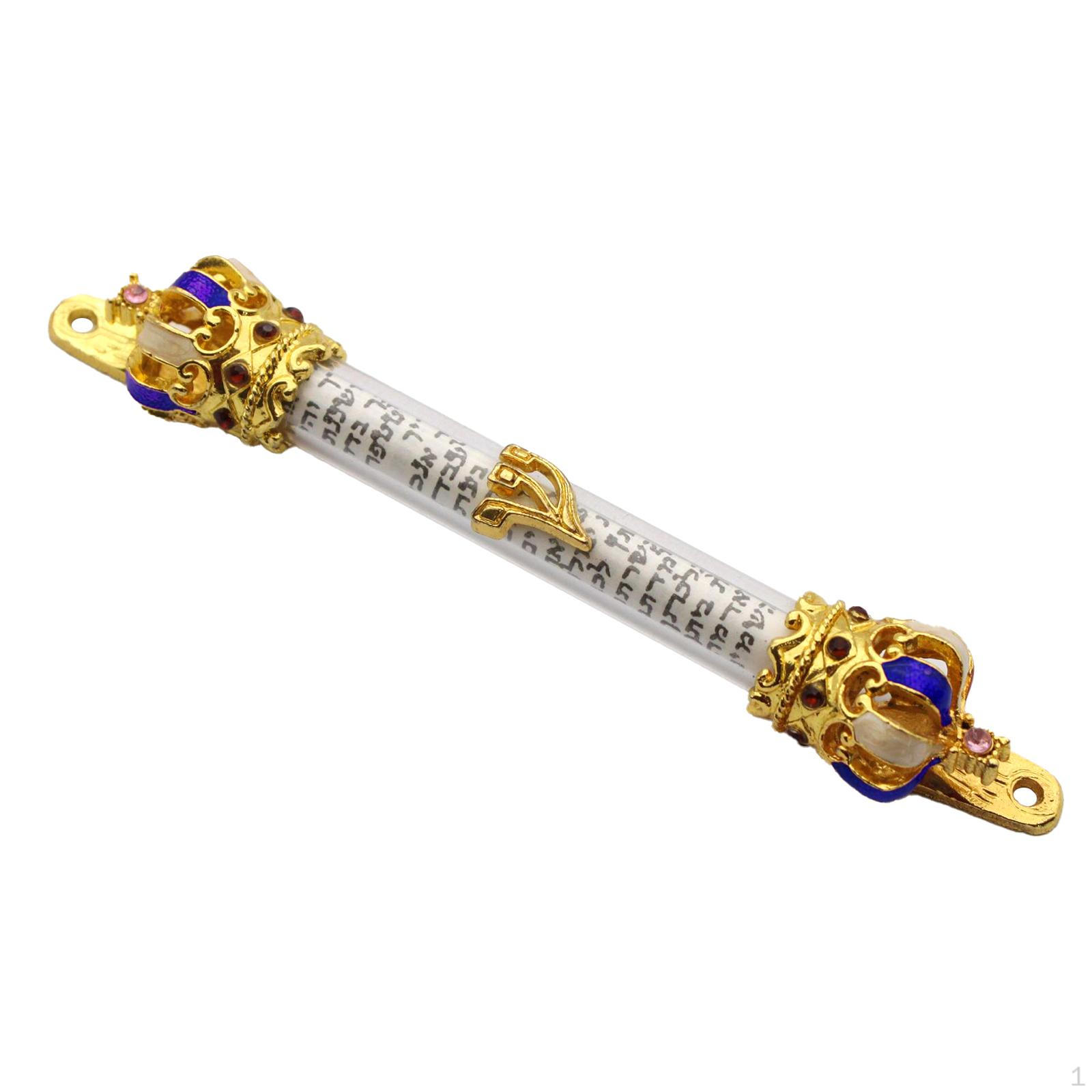 

Дверной футляр для мезузы, металлическое благословение, мезуза для дома, декор из сплава, антикварный настенный орнамент