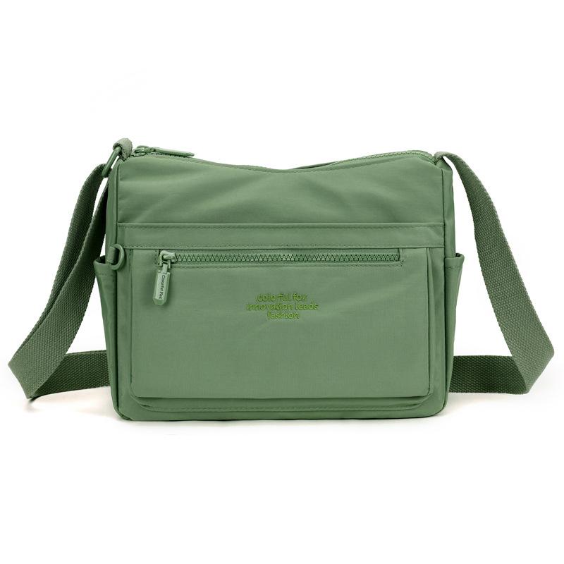 

Colorful Fox new women s summer multi-layer shoulder bag outdoor leisure anti-splashing messenger bag small square bag