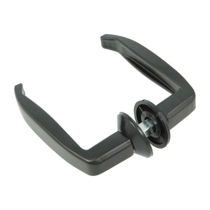 Béquille - AMIG 21327 - Aluminium - Noir - 105 x 40 mm