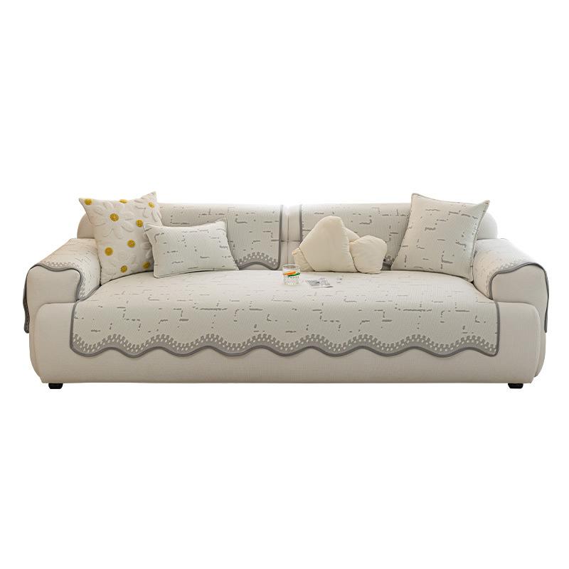 Cool Doudou Sofa Cushion Summer Ice Silk High-End Sofa Mat Cushion  New Summer Cool Seat Cushion Cover