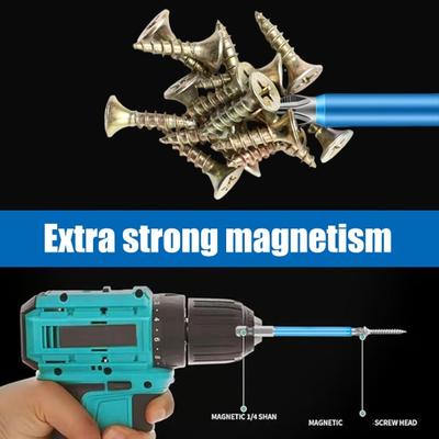 6Pcs Strong Magnetic Anti-Slip Drill Bit Set 60HRC High Hardness Universal Electric Precision Screwdriver Drill Bits